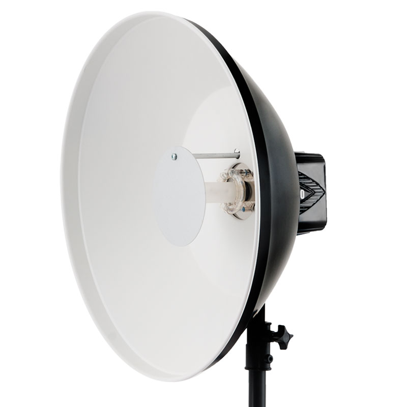 22-inch High Output White Beauty Dish Reflector