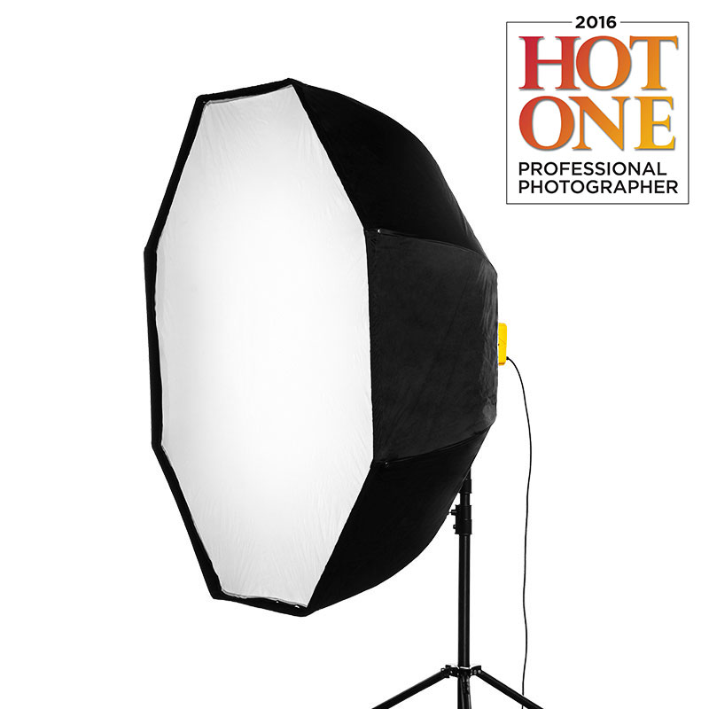 Recessed Standard Softbox with Honeycomb Grid Diffusion Layers Silver Interior 
